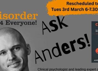3. mars 2026: AD4E Spør Anders! Plakat: A Disorder 4 Everyone! Spør Anders! Torsdag 26. februar 2026. Anders Sørensen er klinisk psykolog og leiande ekspert på psykiatriske medikament og nedtrapping.
